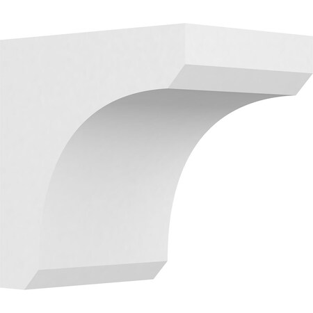 Ekena Millwork Standard Legacy Architectural Grade PVC Corbel, 7"W x 10"D x 10"H CORP07X10X10LGY